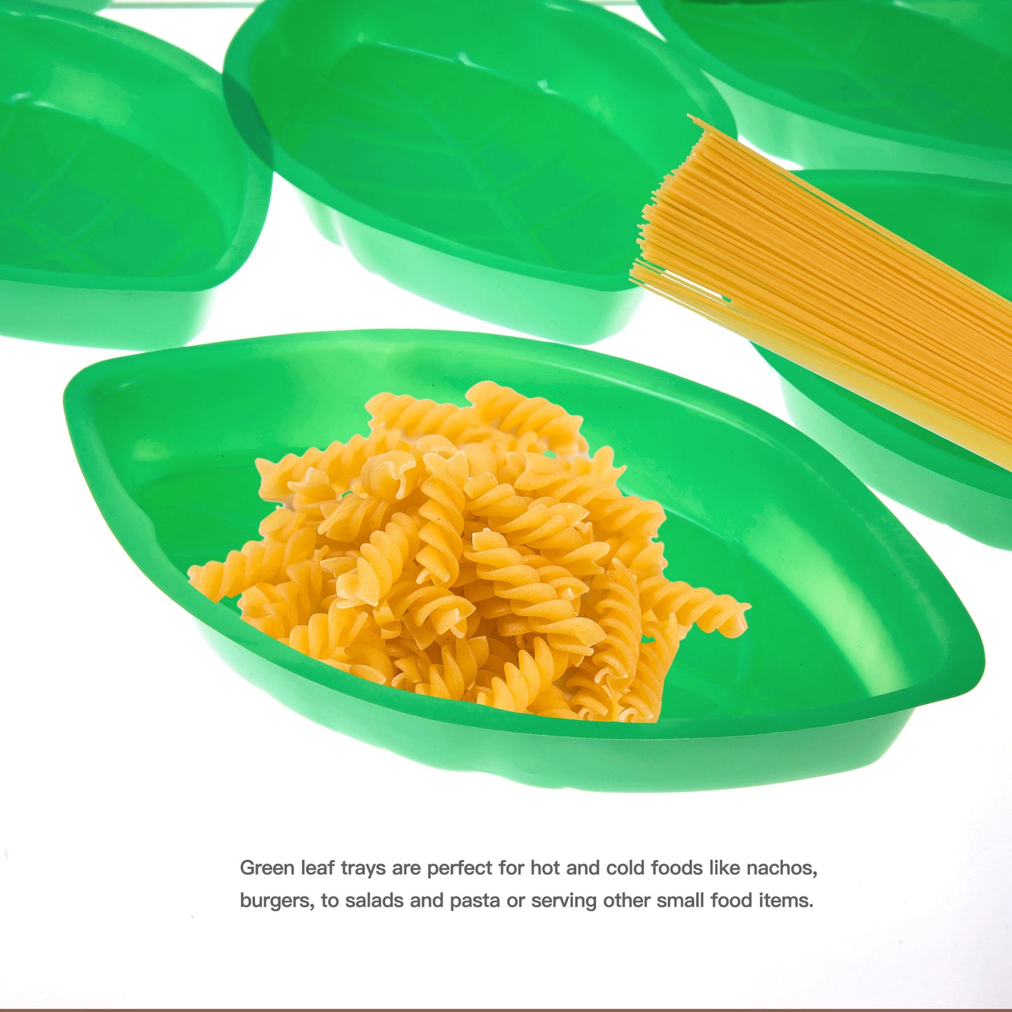 Palm Leaf Hawaii Style Food Reusable Snack Tray 12/Pk