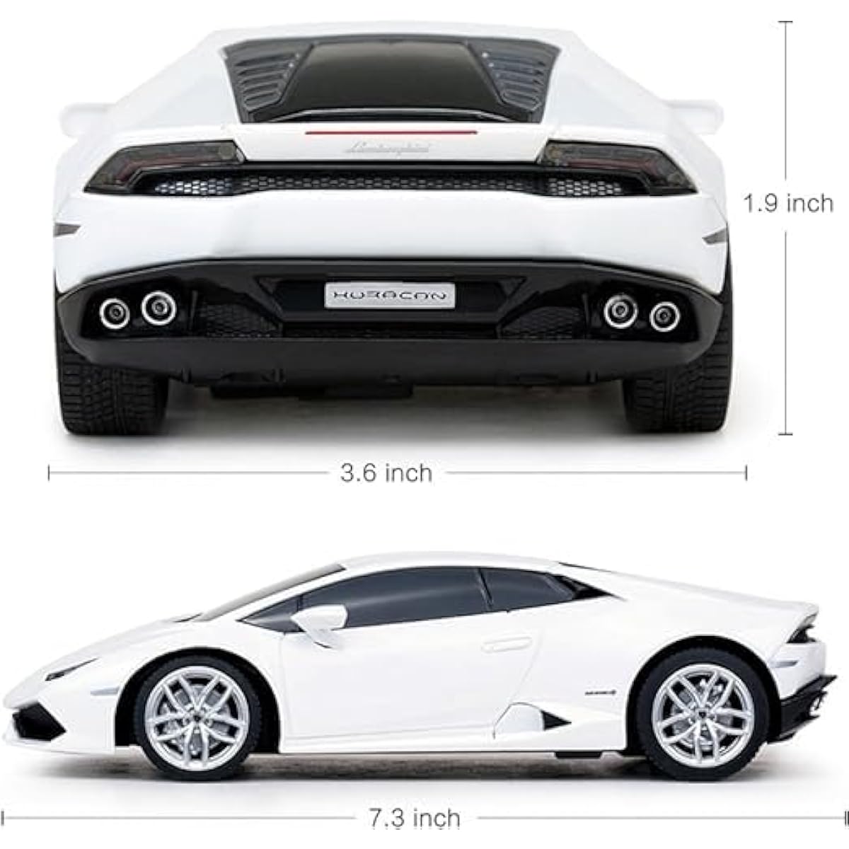 PowerTRC Remote Control Car Electric Licensed Lambo Huracan with 2.4Ghz | 1:24 Scale Radio RC Super Sport Racing Hobby Model Toy for Boys, Girls, and Adults | Perfect Birthday Idea Gift