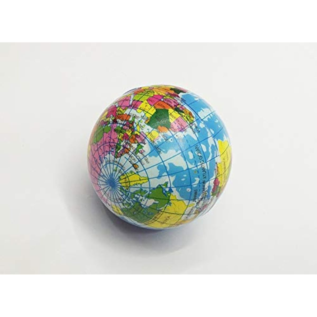 24 Pack Mini Soft Foam Earth Squeeze Balls Planet Theme | Stress Relief Bulk Party, Birthday, Classroom Favors, Rewards Toy Set for Kids (2.5”)