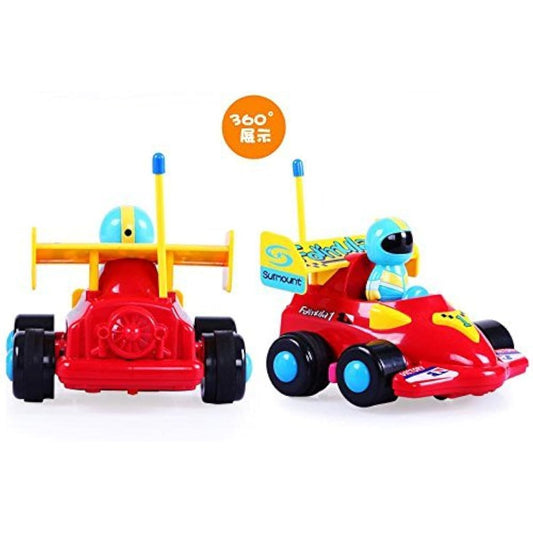 RC Remote Control Formula Racing Car with Racing Driver Action Figure for Boys & Girls (Red)