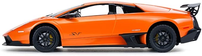 PowerTRC 1:14 Scale Remote Control LamboMurcielago Sport Car | RC Electric Sport Hobby Racing Car Model for Boys, Girls & Adults (Orange)