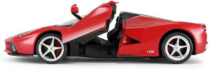 PowerTRC Official Licensed Ferrari RC Car, Remote Control Ferrari La Aperta 1:14 Scale Official Licensed Model Sports Car w/Drift Function Gift Ideas Birthday for Adults & Boys Ages 6+ Years Red