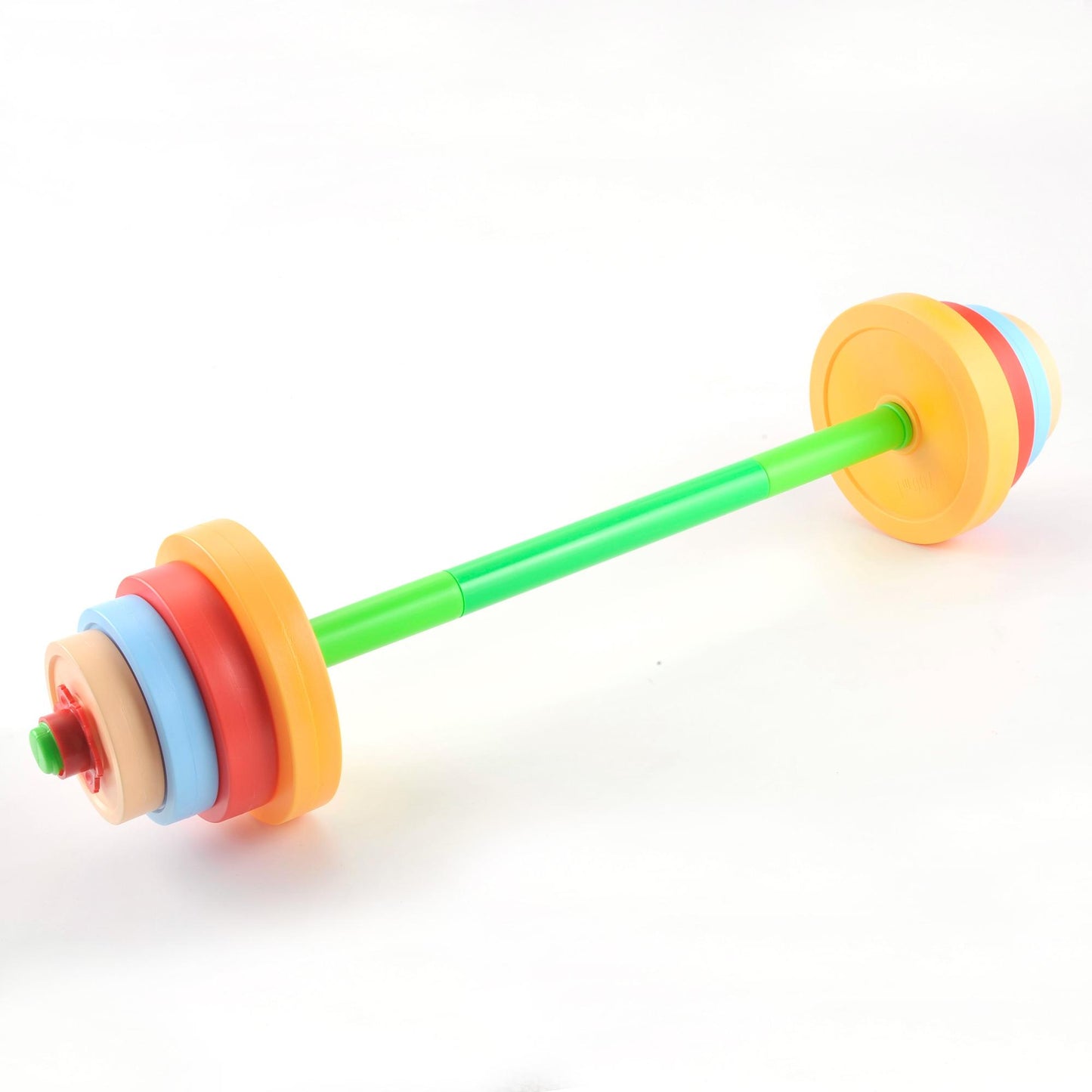 Kids Exercise Weight Set - 5-in-1 Adjustable Workout Toy Equipment for Children Pretend Play Exercise - Toddler Beginner Gym, Fitness, Weightlifting and Powerlifting