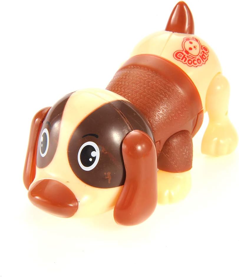 Wind-Up Colorful Dog Toys | Set of 12 Miniature Wind-Up Dogs | Fun Novelty Toys for Kids | Party Favors & Gift Ideas