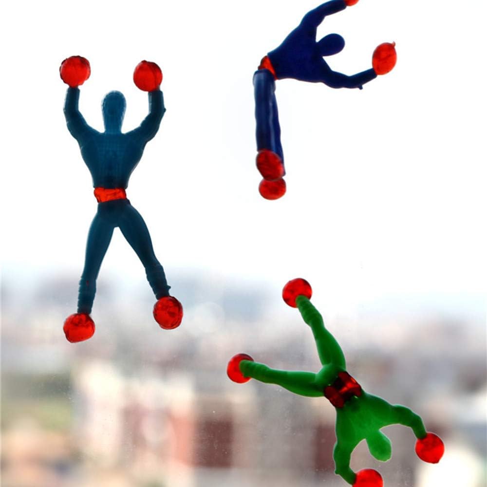 72 Pieces of Window Crawler Men, Sticky Wall Climbing Rolling Men Novelty Stretchy Sticky Toys for Kids Party Favours