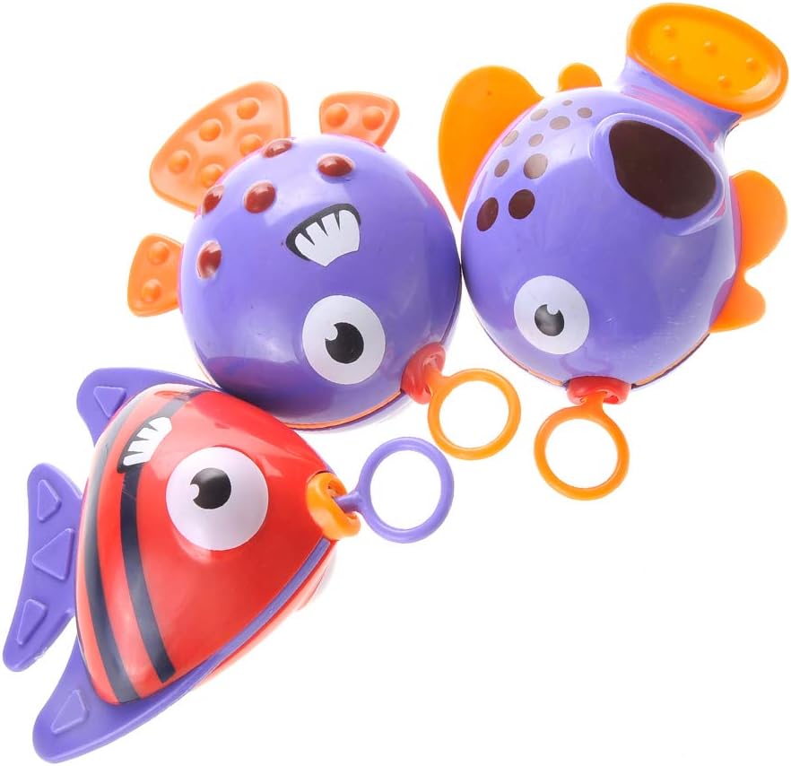 Realistic Hook and Reel Fishing Toy for Bathtub | Baby Bath Toy Fishing Set | Pool Playset with a Fishing Rod, 3 Fishes & a Ducky for Kids Ages 3+