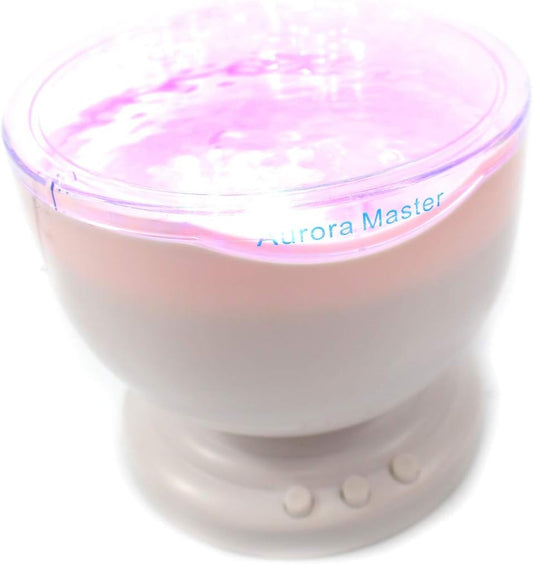 WHITE Night Light Projector and Music Player, Multicolor