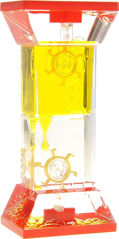 Liquid Motion Bubbler Sensory Fidget Toy for Desk Tops | Calming and Relaxing ADHD, Anxiety, and Autism Toy for Kids and Adults | Handheld Water Game