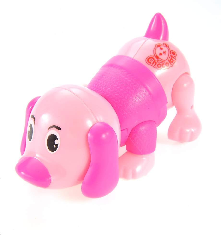 Wind-Up Colorful Dog Toys | Set of 12 Miniature Wind-Up Dogs | Fun Novelty Toys for Kids | Party Favors & Gift Ideas