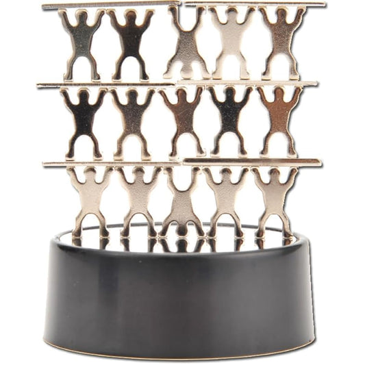 Magnetic Desktop Sculpture (Acrobats) | Mini Magnetic Art Decoration for Desktop | Fun Stress Relief Office Gift