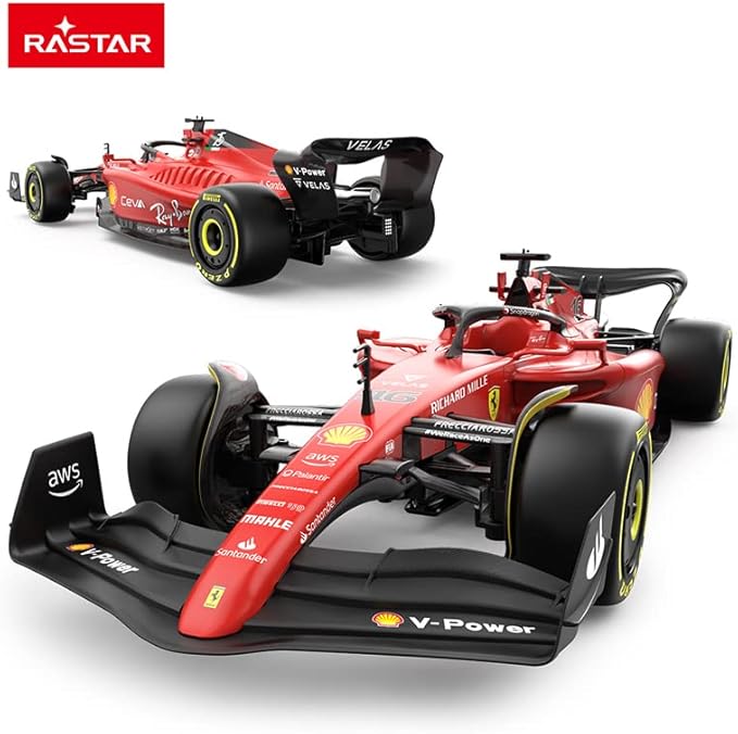 RASTAR F1 Car | 1:12 Ferrari F1-75 Remote Control Toy Car, Ferrari F1 RC Car for Boys Kids Adults, 2022 F1 Challenger, 2.4GHz