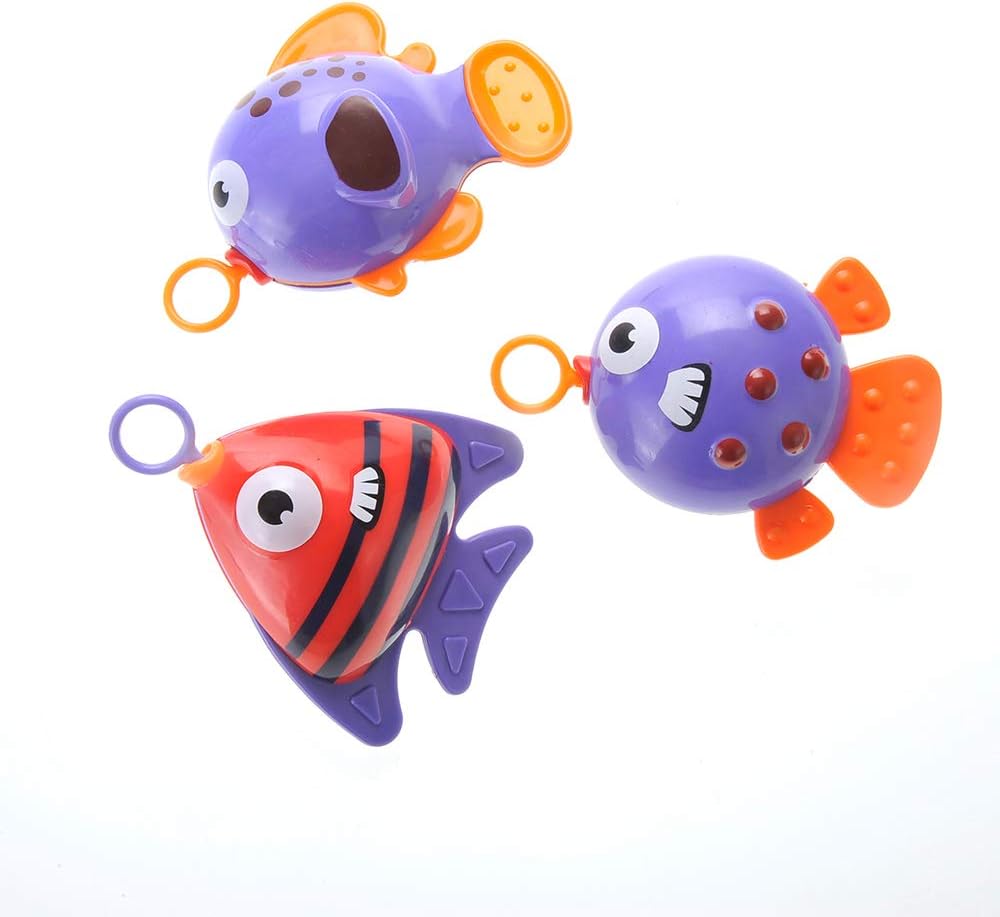 Realistic Hook and Reel Fishing Toy for Bathtub | Baby Bath Toy Fishing Set | Pool Playset with a Fishing Rod, 3 Fishes & a Ducky for Kids Ages 3+