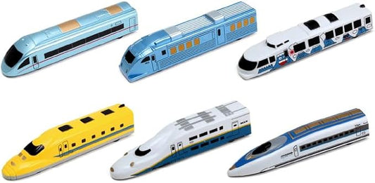PowerTRC Bullet Train Toys Set for Toddlers Kids Boys, Pull Back City Subway Train High Speed Modern Locomotives Toys Set Party Favors Bulk Gifts for Ages 3 4 5 6 7 8 9