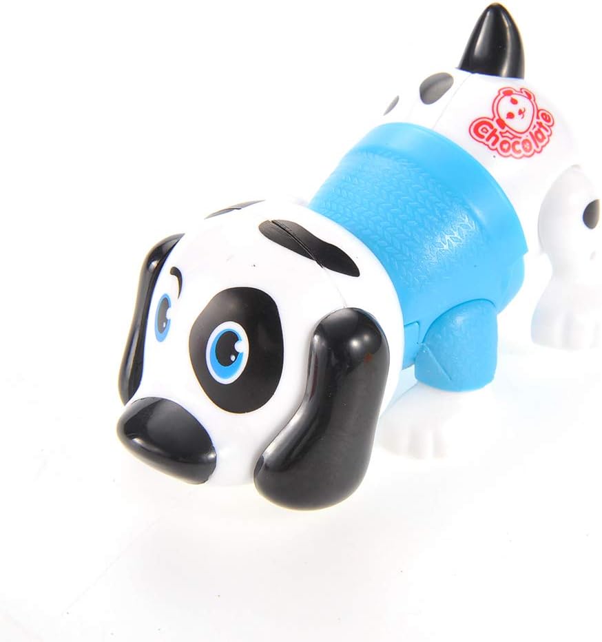 Wind-Up Colorful Dog Toys | Set of 12 Miniature Wind-Up Dogs | Fun Novelty Toys for Kids | Party Favors & Gift Ideas