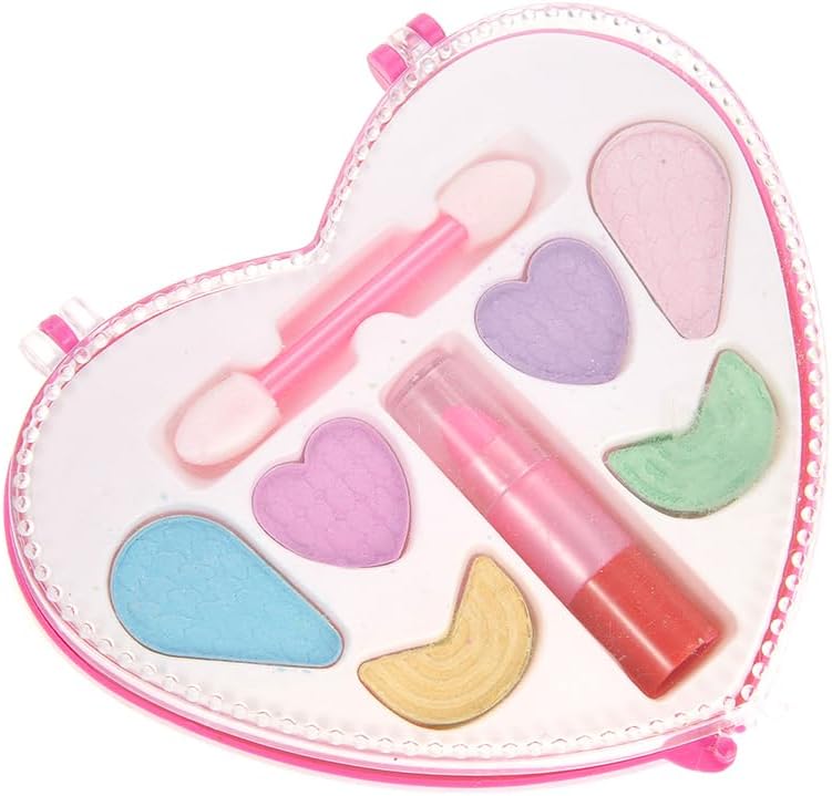 Makeup Doll Head for Hair Styling Kids Toy Kit - Washable Cosmetic Pretend Play Set with Fashion Accessories, Make up Doll for Girls Hair Dresser