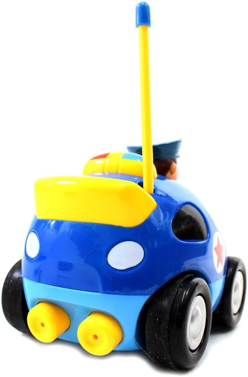 Cartoon Remote Control Cars and Planes Radio Remote Control with Music and Sound | Red, Blue and Yellow Toy for Baby Kids Removable Driver Pilot