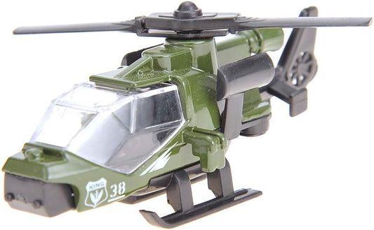 Diecast Military Vehicles, 6 Pack Alloy Metal Vehicles Models Car Toys Army Toys, Tank, Truck, Panzer, Anti Air Vehicle, and Helicopters Playset for Kids Toddlers Boys