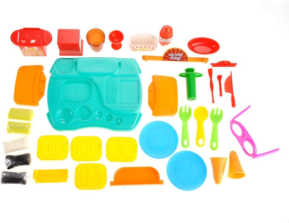Travel Case Playset | Portable Pretend Play Kitchen Set for Kids | On-The-Go Imagination | Fast Food Play Set for Fun & Creative Role Play