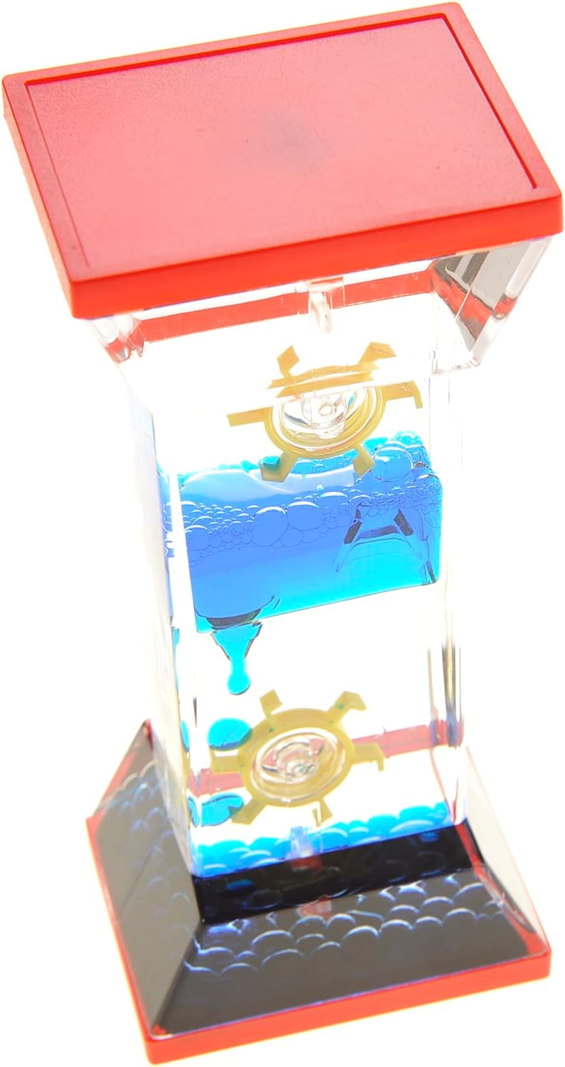 Liquid Motion Bubbler Sensory Fidget Toy for Desk Tops | Calming and Relaxing ADHD, Anxiety, and Autism Toy for Kids and Adults | Handheld Water Game