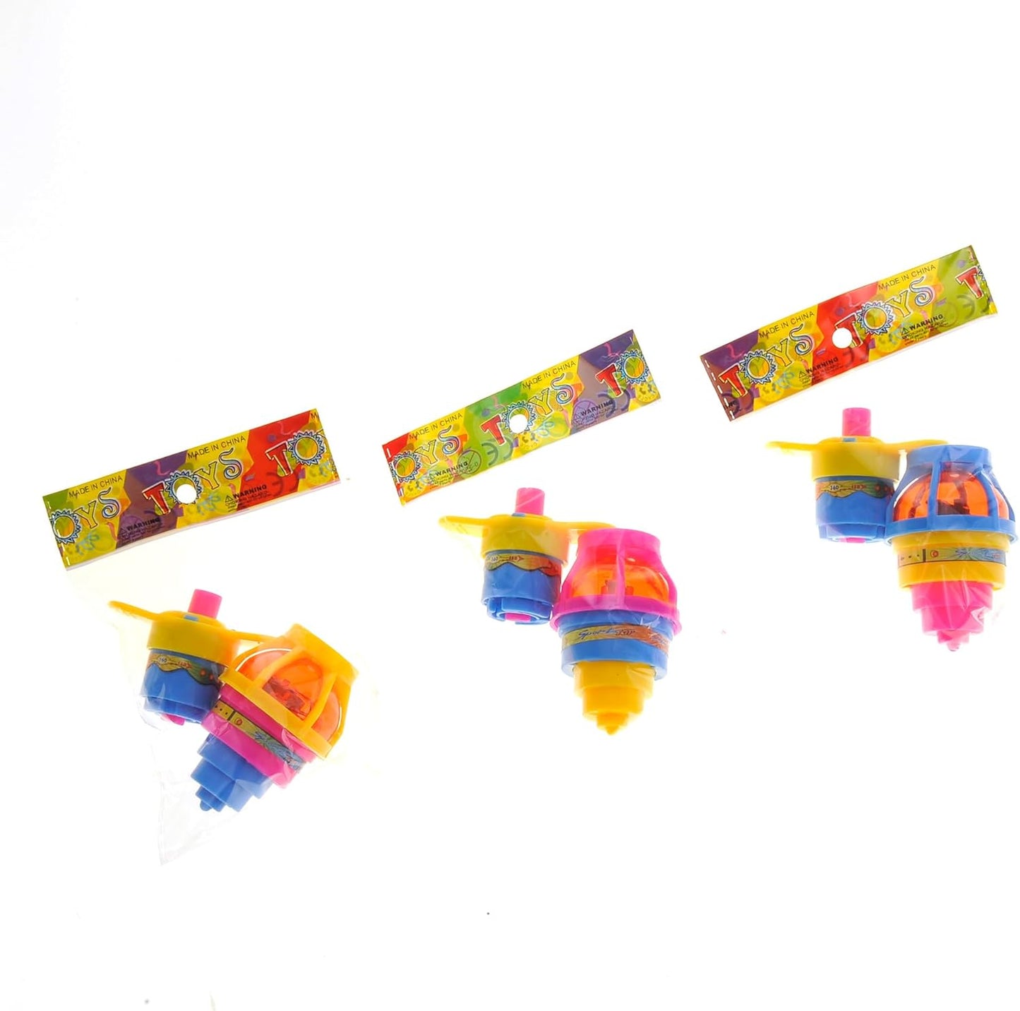 Spinning Tops for Kids, LED Light Up UFO Tops | Bulk Party Favor Toys | 12 Pack Tops with Gyroscope for Parties, Birthdays, Or School Rewards