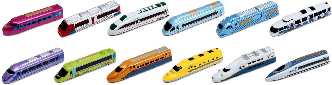 Bullet Train Toys Set for Toddlers Kids Boys, Pull Back City Subway Train High Speed Modern Locomotives Toys Set Party Favors Bulk Gifts for Ages 3 4 5 6 7 8 9 (12 Pcs)