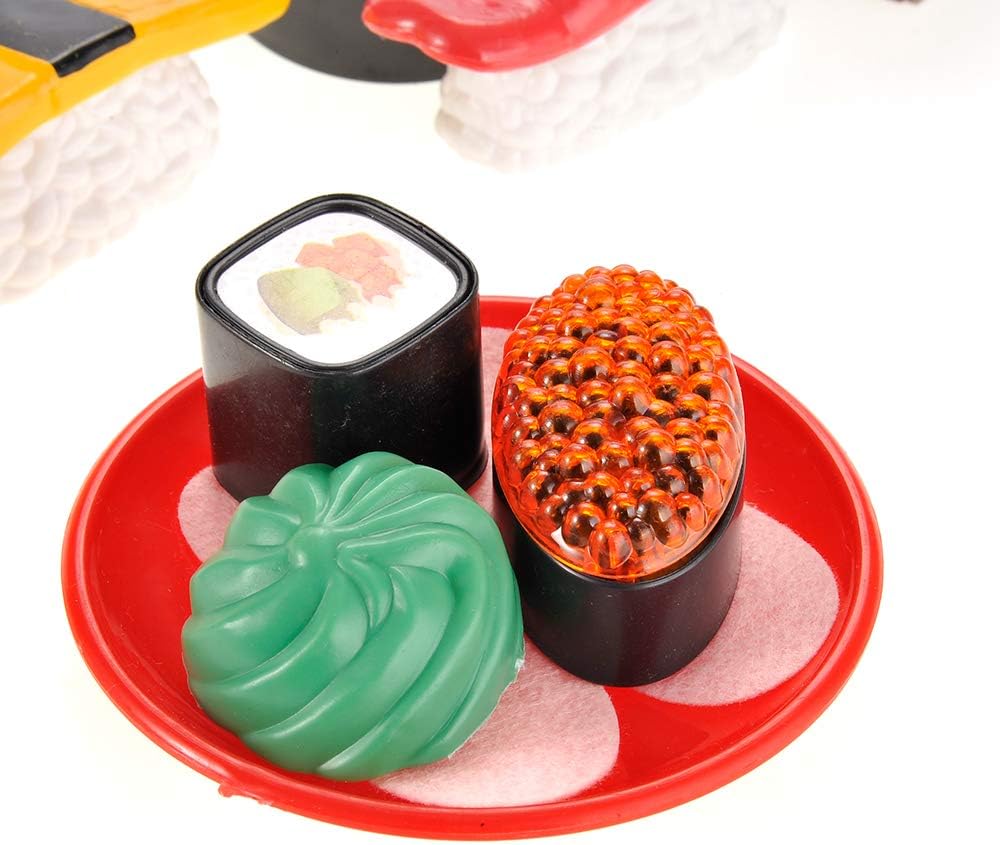 Japanese Sushi Toy Bento Box Pretend Food Set | 19 Pieces Cutting Play Food Toy Set for Kids Age 3, 4, 5, 6, 7, 8, 9+ (2 Packs)