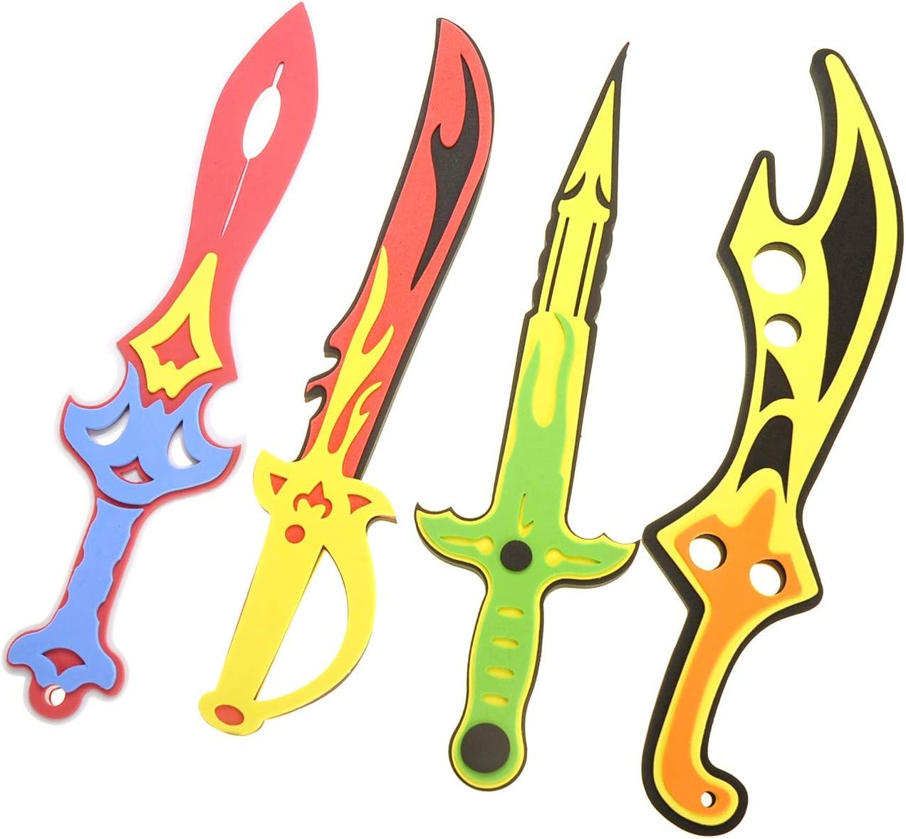 8 Pack Foam Swords Play Set