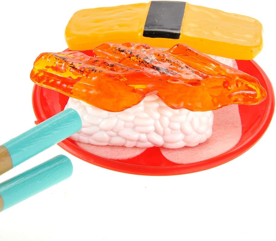 Japanese Sushi Toy Bento Box Pretend Food Set | 19 Pieces Cutting Play Food Toy Set for Kids Age 3, 4, 5, 6, 7, 8, 9+ (2 Packs)