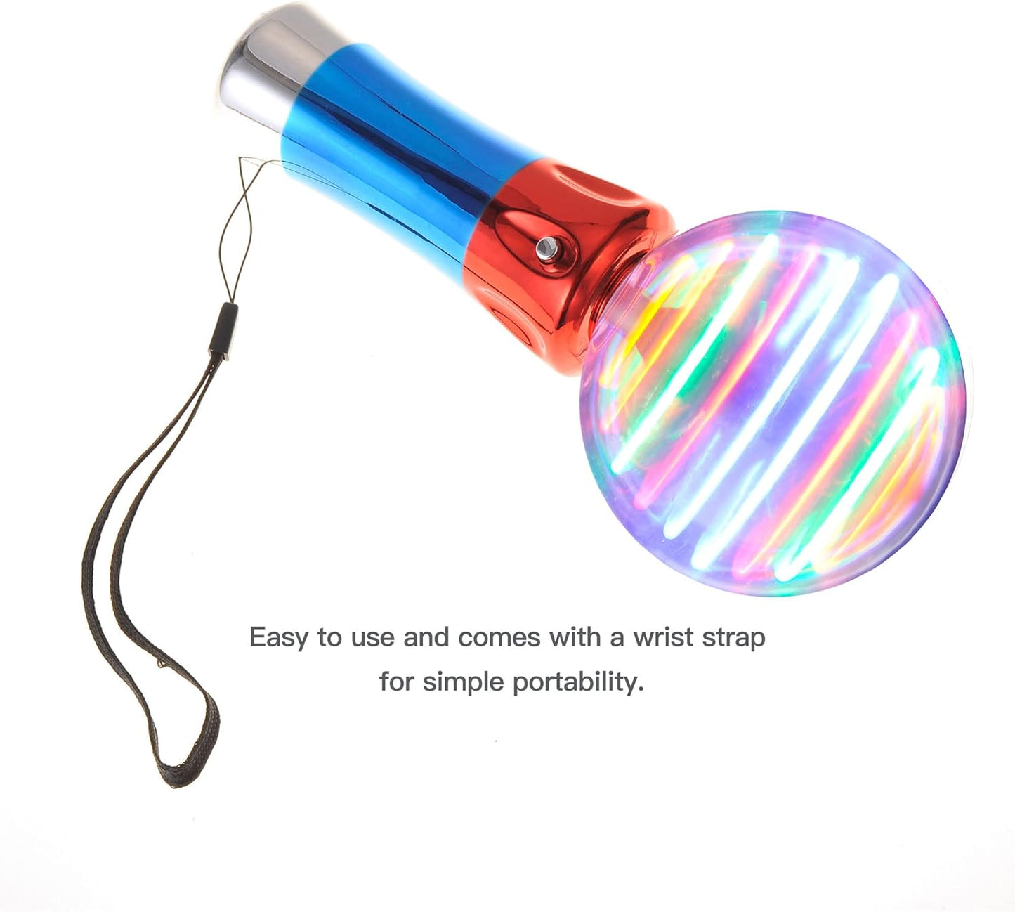 Light Up Magic Wand Toy for Kids, Spinning and Flashing LED Wand Light Show, Fun Gift, Party Favors, Classroom Rewards Or Birthday Parties, Autism Sensory Toys