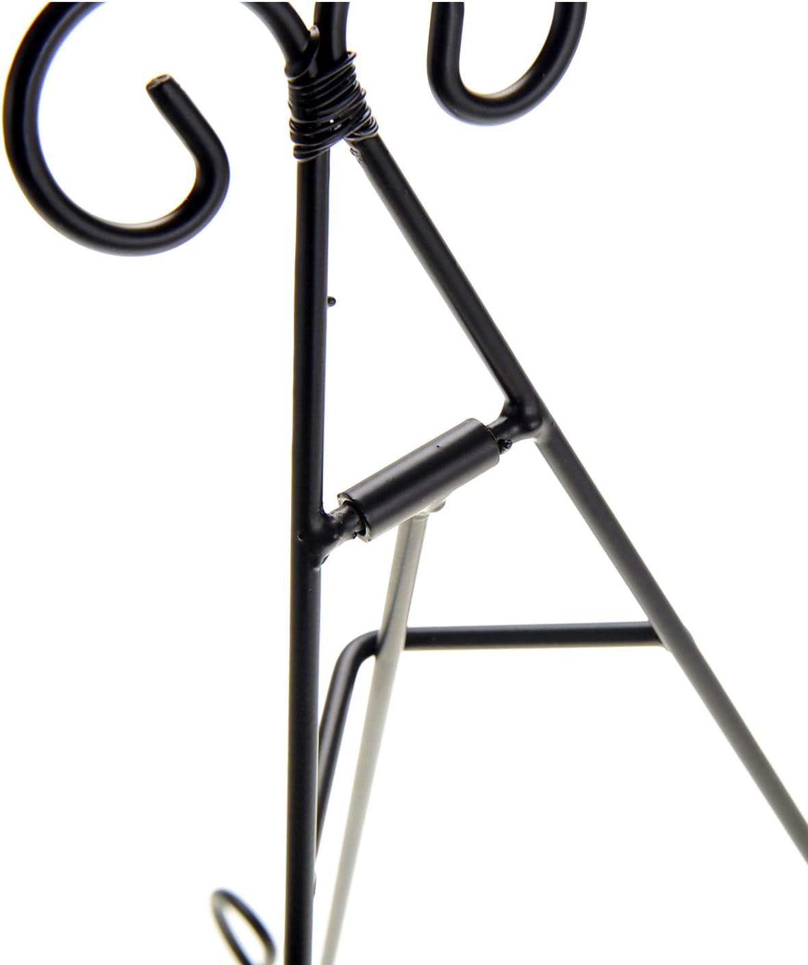 12" Iron Display Stand for Holding Pictures, Books, Plates, Art, and More