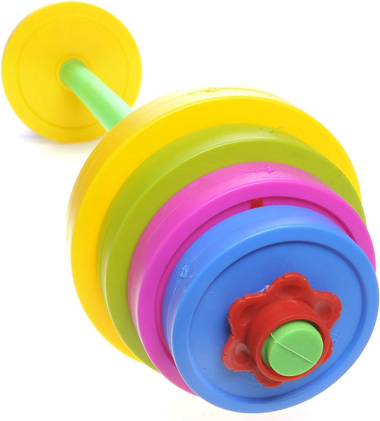 Barbell Kids Weight Set - Adjustable Toddler Weight Set & Kids Workout Equipment for Beginner Gym Exercise, Fitness, Ideal for Weightlifting & Powerlifting Training