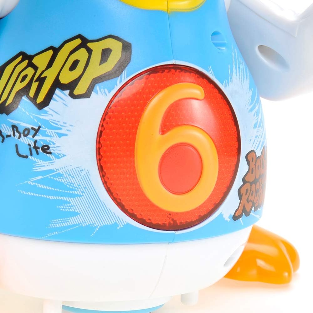 PowerTRC Baby Toy Dance Musical Duck Toy - Walking Goose Singing Dancing Toys for Toddlers 1-3 Hip-Hop Cool Birthday Toy