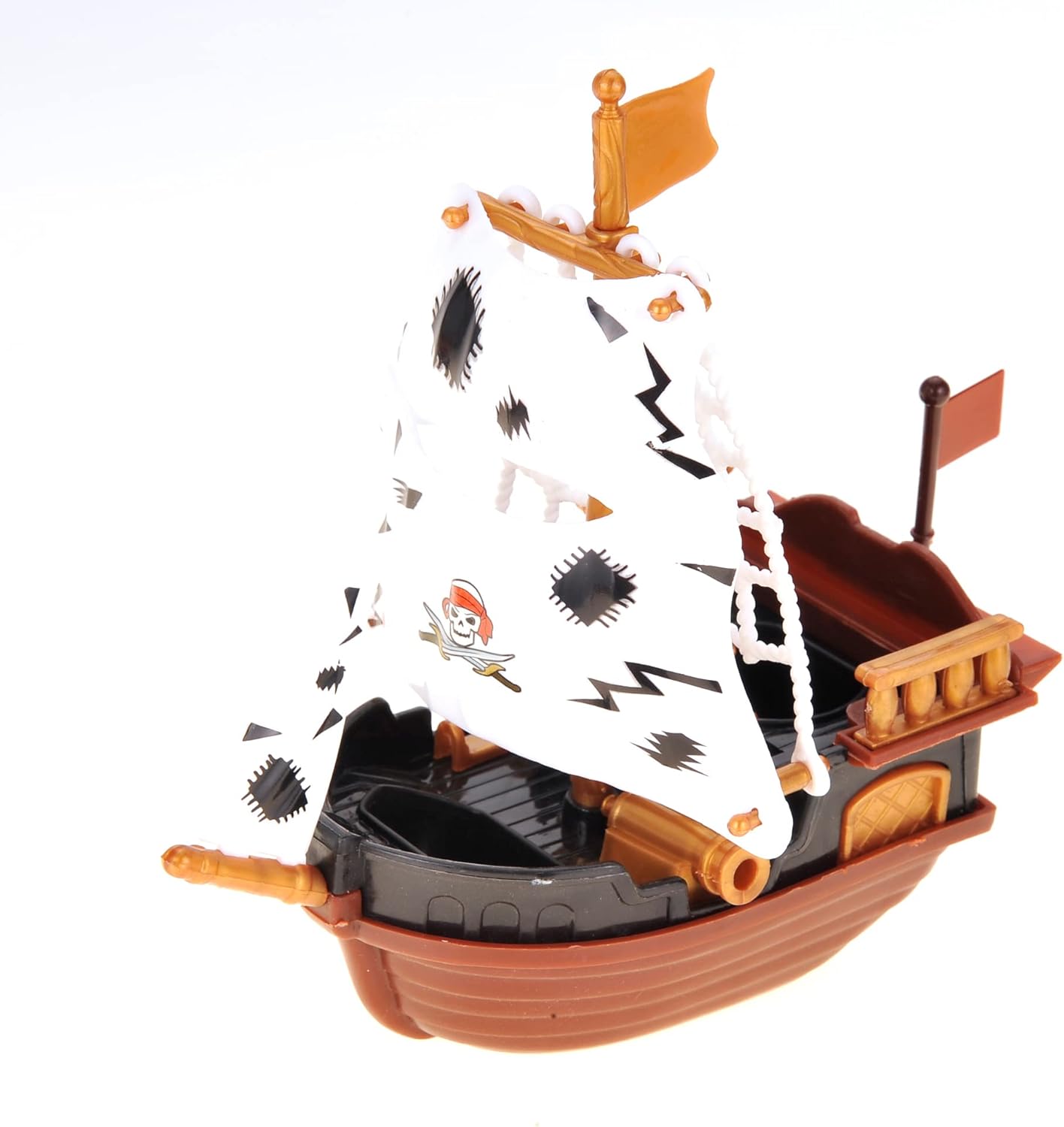 Pirate Action Figures with Pirates, Sea Monsters, Boats, Treasure Chests, Cannons and Figurines Playset for Kids