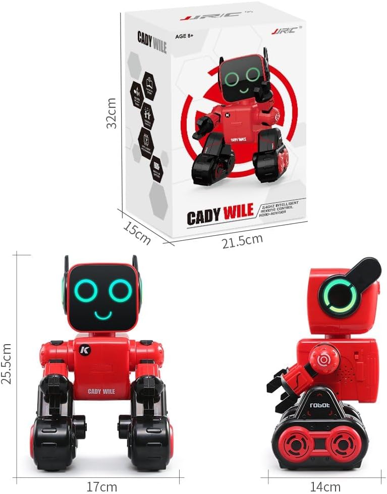 PowerTRC Toy Robot for Kids, Smart RC Programmable Robot, Dancing Singing Talking Walking Transporting Toys for Boys and Girls, Touch Sound and Remote Controls, Gift for Adults and Kids