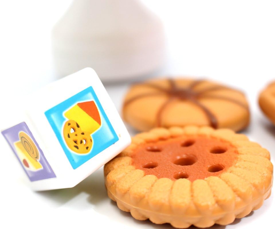 14 Pieces Cookies and Desserts Tower Playset | Toy Food | Pretend Play Kitchen Food Toy for Kids' Playtime Tea Party Dessert Foods for Girls Ages 3 4 5 6 Gift for Birthdays, Parties, Christmas