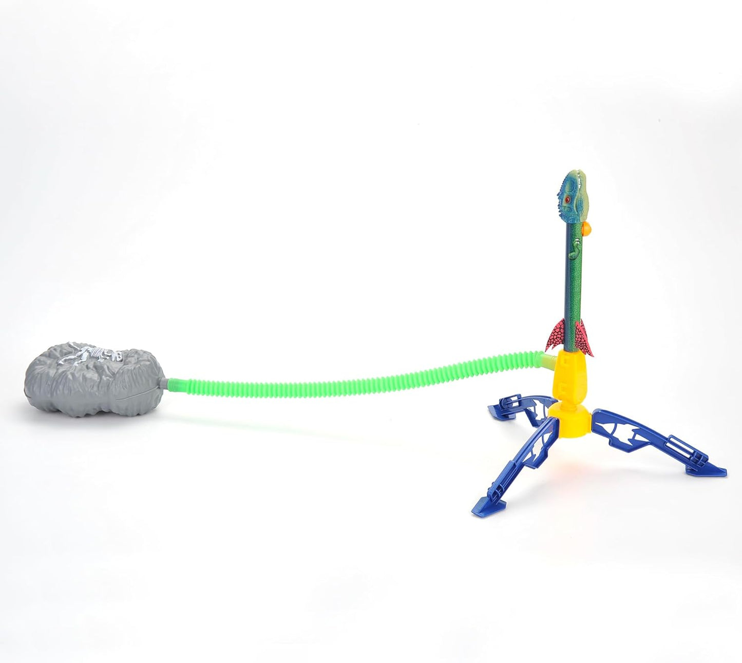 Dinosaur Toy Blasters Launchers | Launch up to 100 ft | 2 Launching Stands | 8 Dino Foam Head Colorful | Park, Backyard, Outdoor Play Toy Gifts for Kids Ages 3 4 5 6 7 8 9 10+