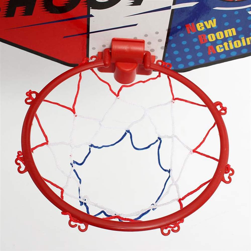 Mini Basketball Hoop for Wall, Office Basketball Mini Hoop Wall Mount Indoor Play with Ball and Pump (16.5”x13”)