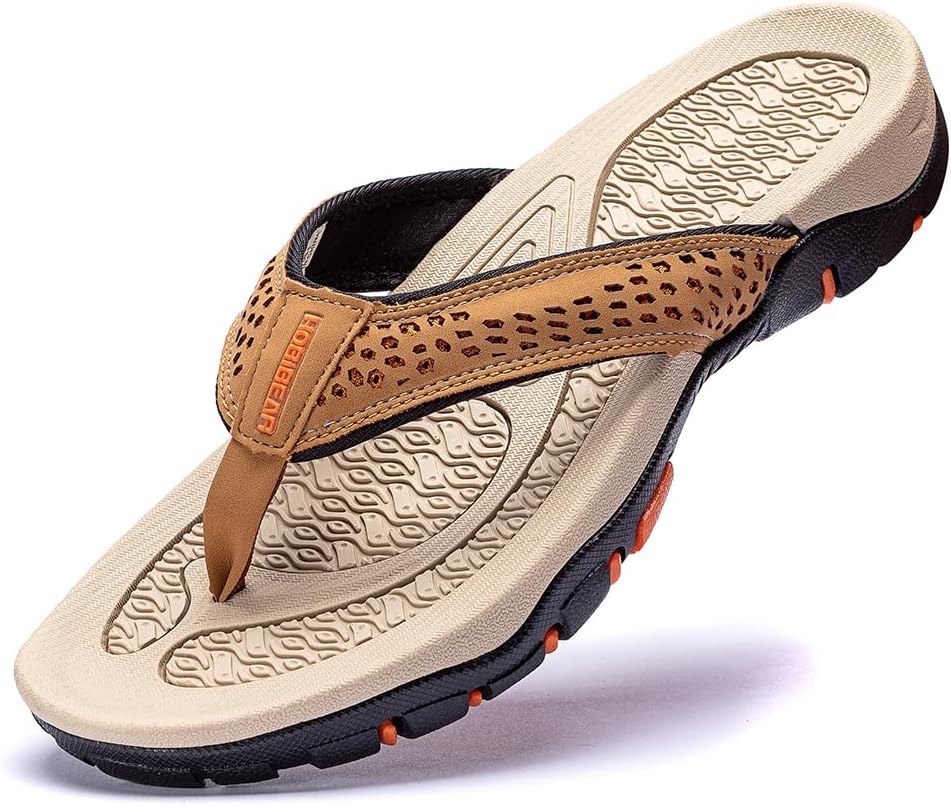 Men's Flip Flops Beach Sandals Indoor And Outdoor Thong Sandals Sport And Casual Wear