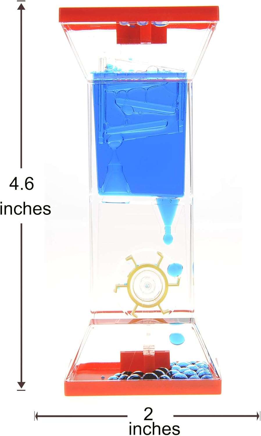 Liquid Motion Bubbler Sensory Toy, Fidget Toy for Desk Tops | Calming and Relaxing ADHD, Anxiety, and Autism Toy for Kids and Adults