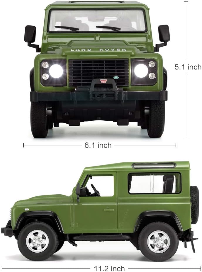 RASTAR Land Rover Defender RC Car, 1/14 Land Rover Remote Control Toy Model Car, Gifts for Dad