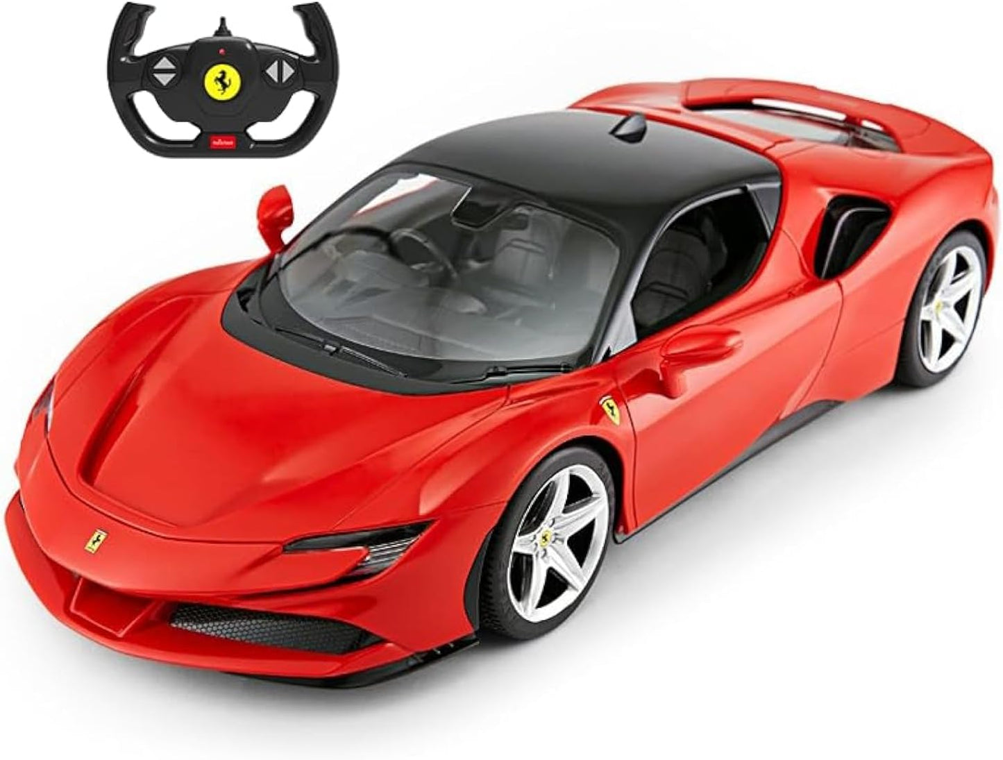 PowerTRC Official Licensed Ferrari RC Car, Remote Control Ferrari La Aperta 1:14 Scale Official Licensed Model Sports Car w/Drift Function Gift Ideas Birthday for Adults & Boys Ages 6+ Years Red