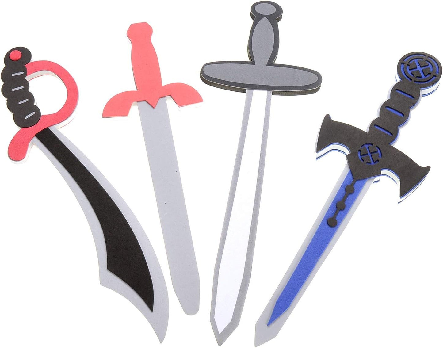 8 Pack Foam Swords Play Set
