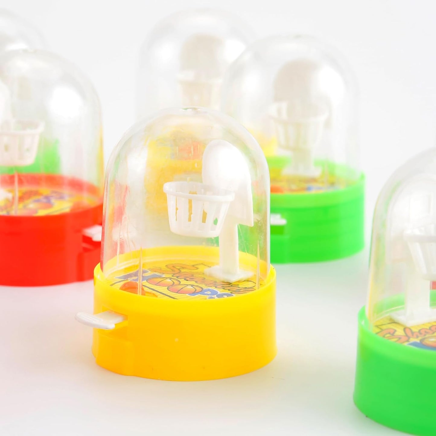 12 Pcs Mini Basketball Shooting Games Toys, Finger Handheld Basketball Desktop Fidget Game, Bag Fillers, Bulk Toys, Party Favors Decorations Birthday Carnival Prizes for Kids, Adults