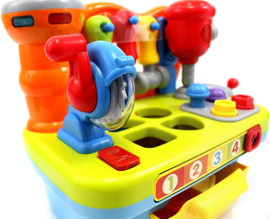 Little Engineer Multifunctional Musical Learning Tool Workbench For Kids