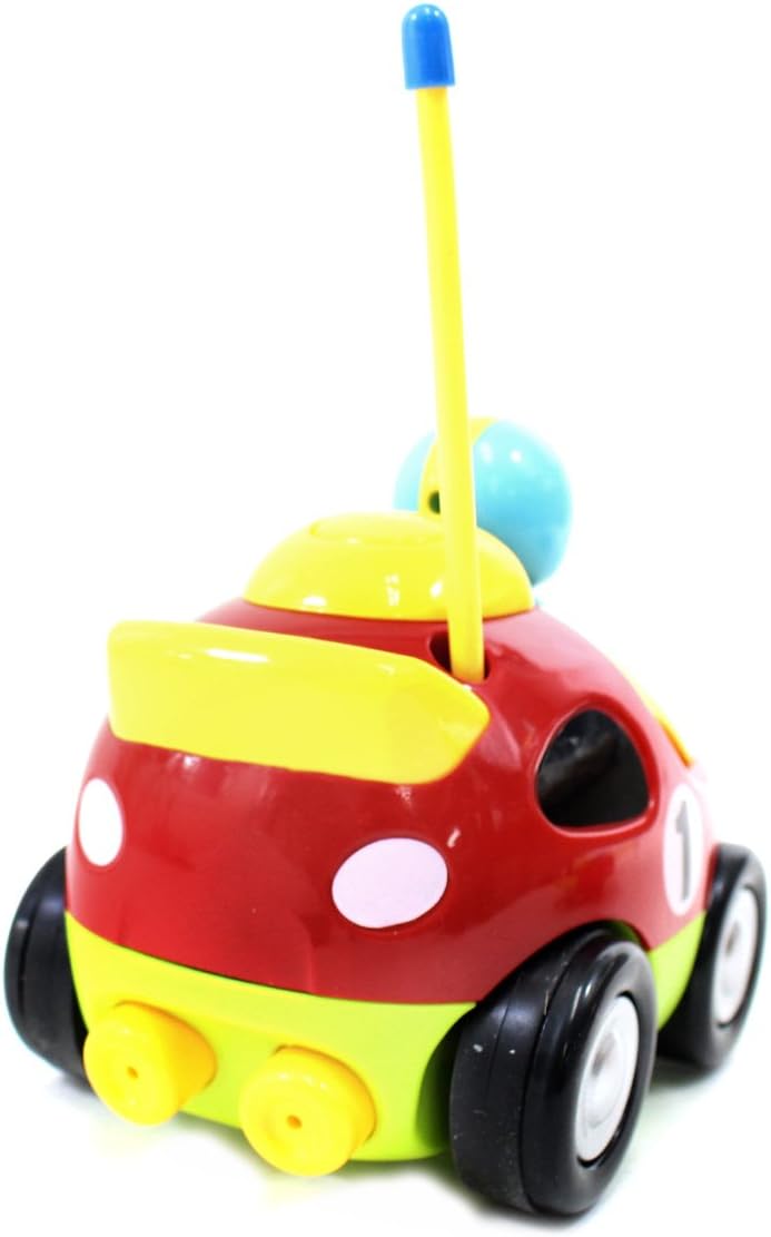 Remote Control Cartoon Car for Kids | Cute and Fun RC Race Car with Lights and Music and A Detachable Driver