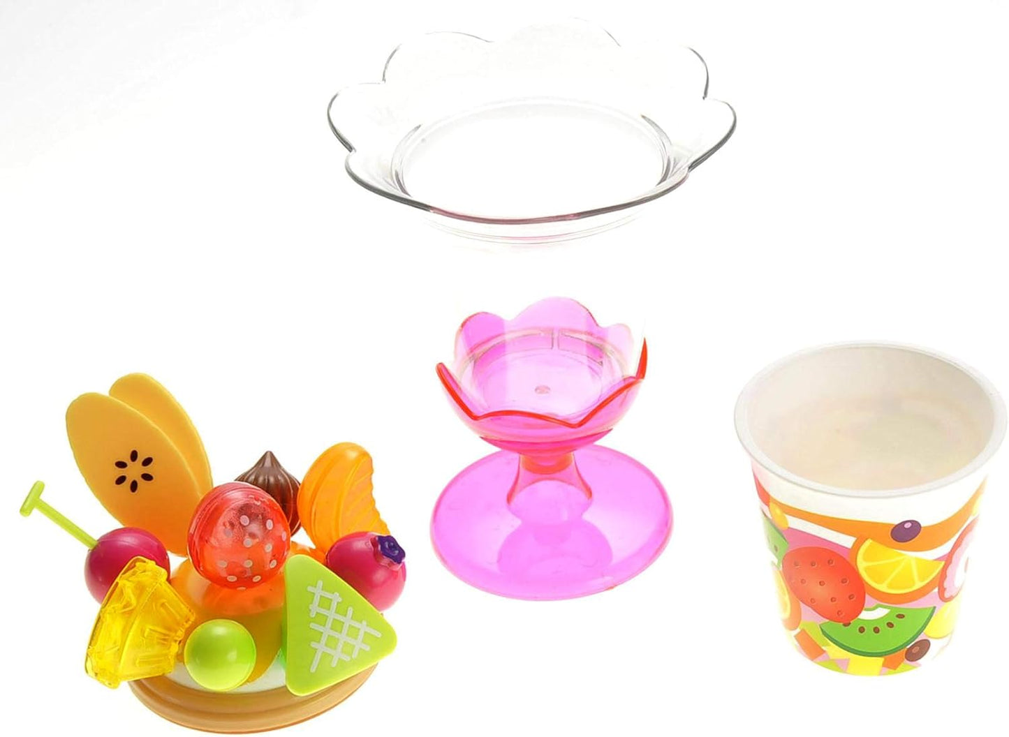 Play Food Set with Cupcake, Cakes, Ice Cream & Sundae