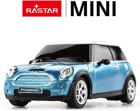 RASTAR 1:24 RC Cars Toy Mini Cooper Car for Kids Mini Cooper S Remote Control Car - Blue