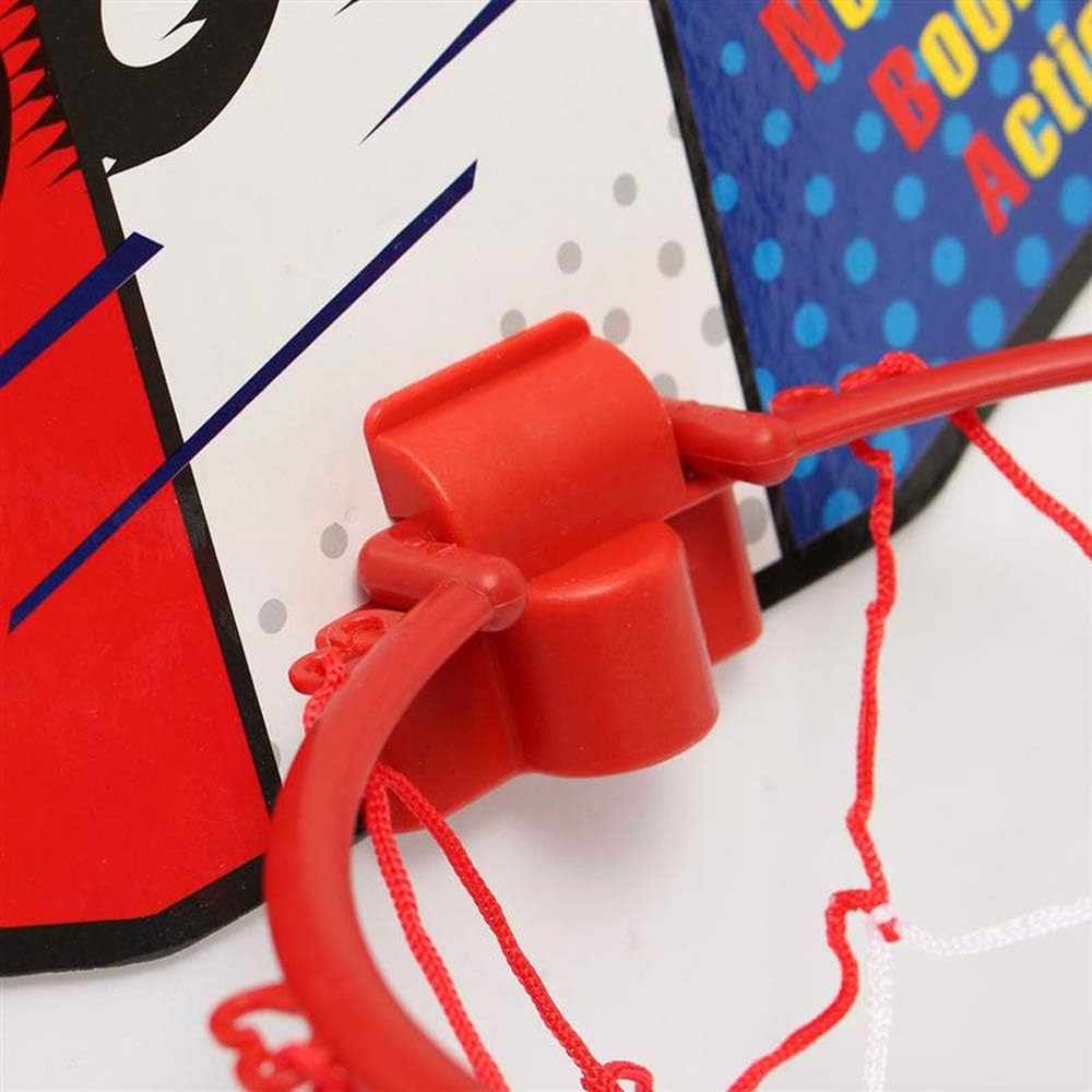 Mini Basketball Hoop for Wall, Office Basketball Mini Hoop Wall Mount Indoor Play with Ball and Pump (16.5”x13”)