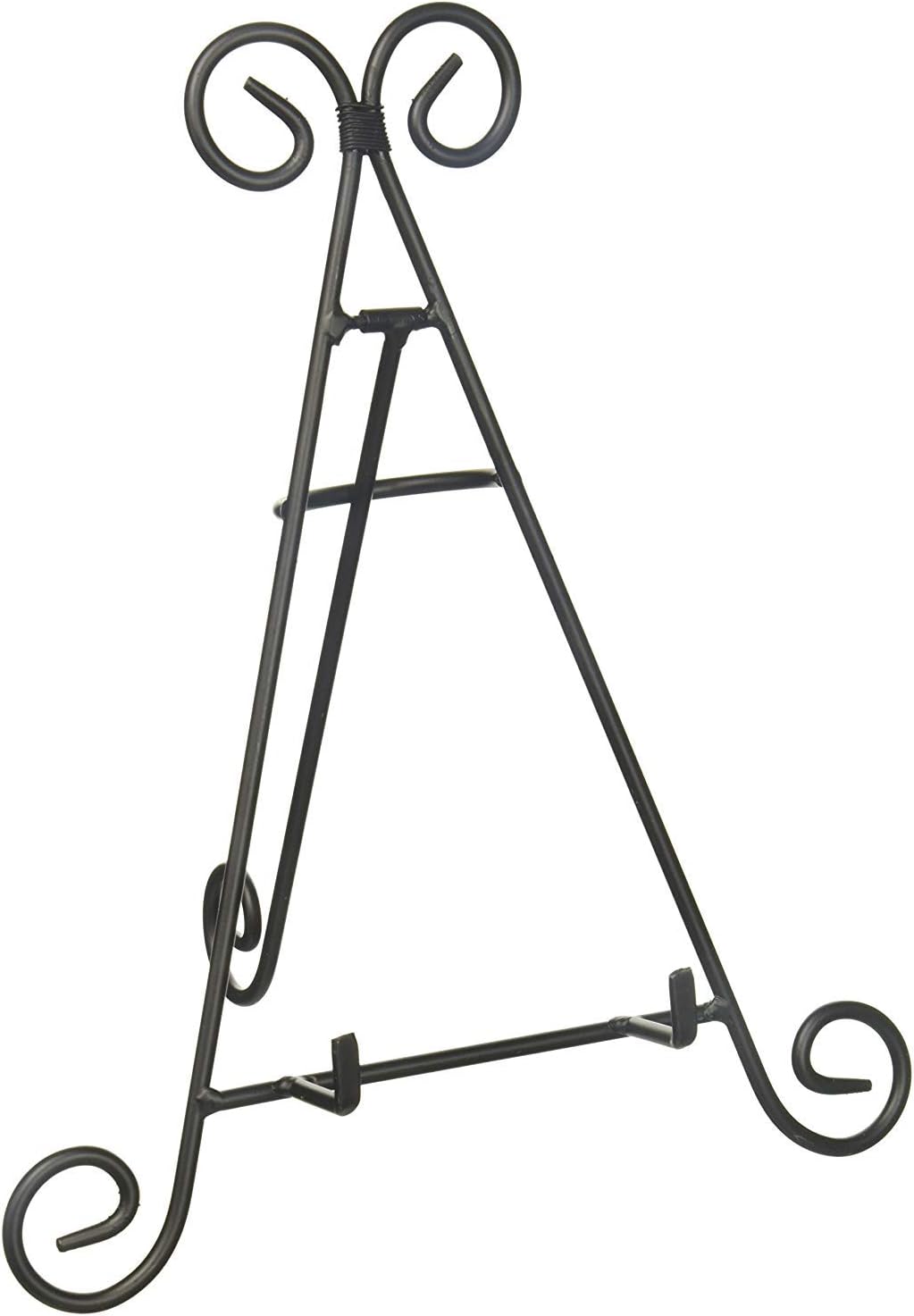 12" Iron Display Stand for Holding Pictures, Books, Plates, Art, and More