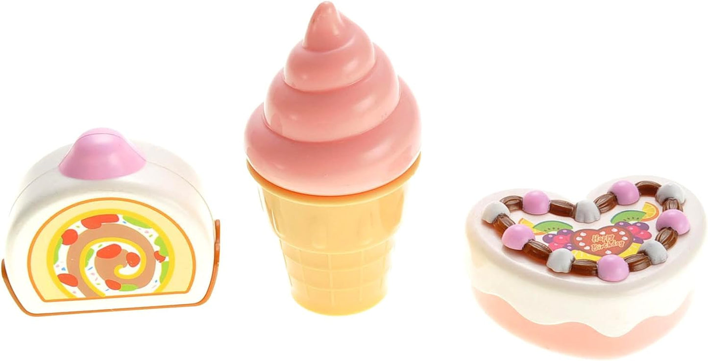 Play Food Set with Cupcake, Cakes, Ice Cream & Sundae